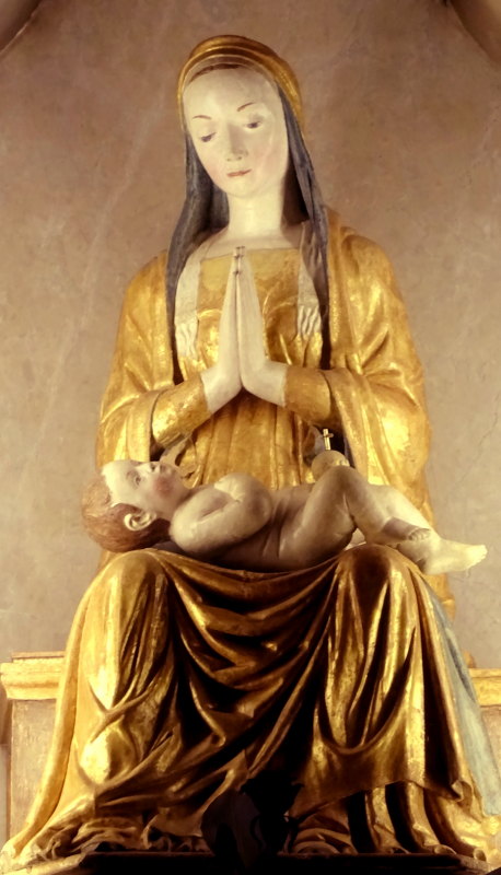 la statua lignea della Vergine